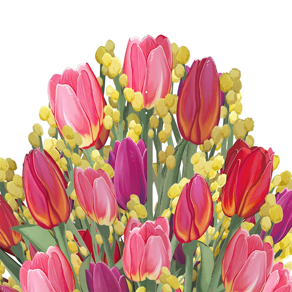 Lovepop Cheerful Tulips Bouquet - Image 2