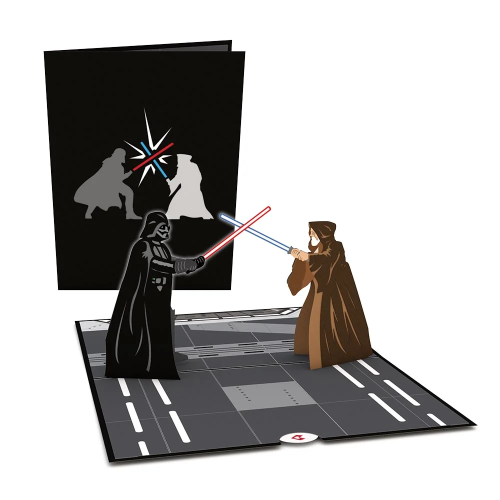 Lovepop Star Wars Obi-Wan vs. Darth Vader Pop-Up Card