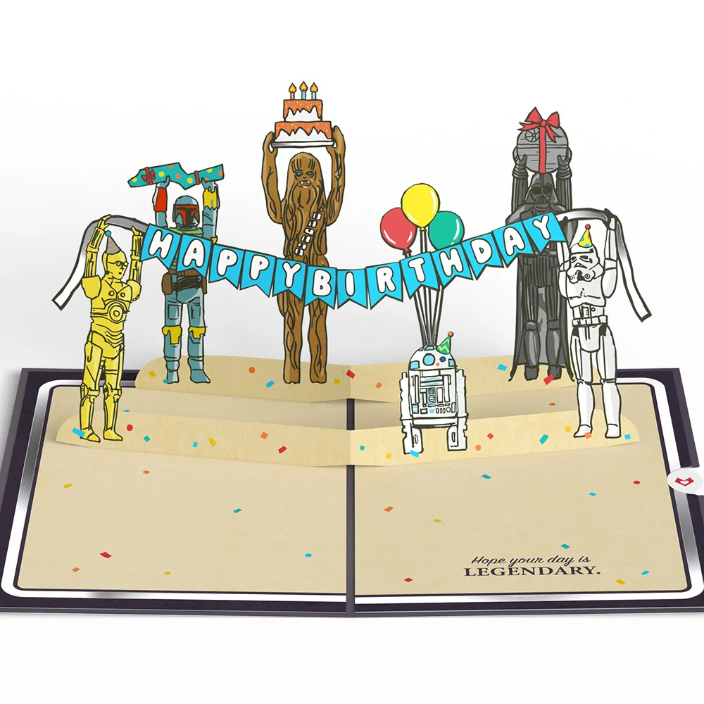 Lovepop Star Wars Vintage Birthday Pop-Up Card - Image 4