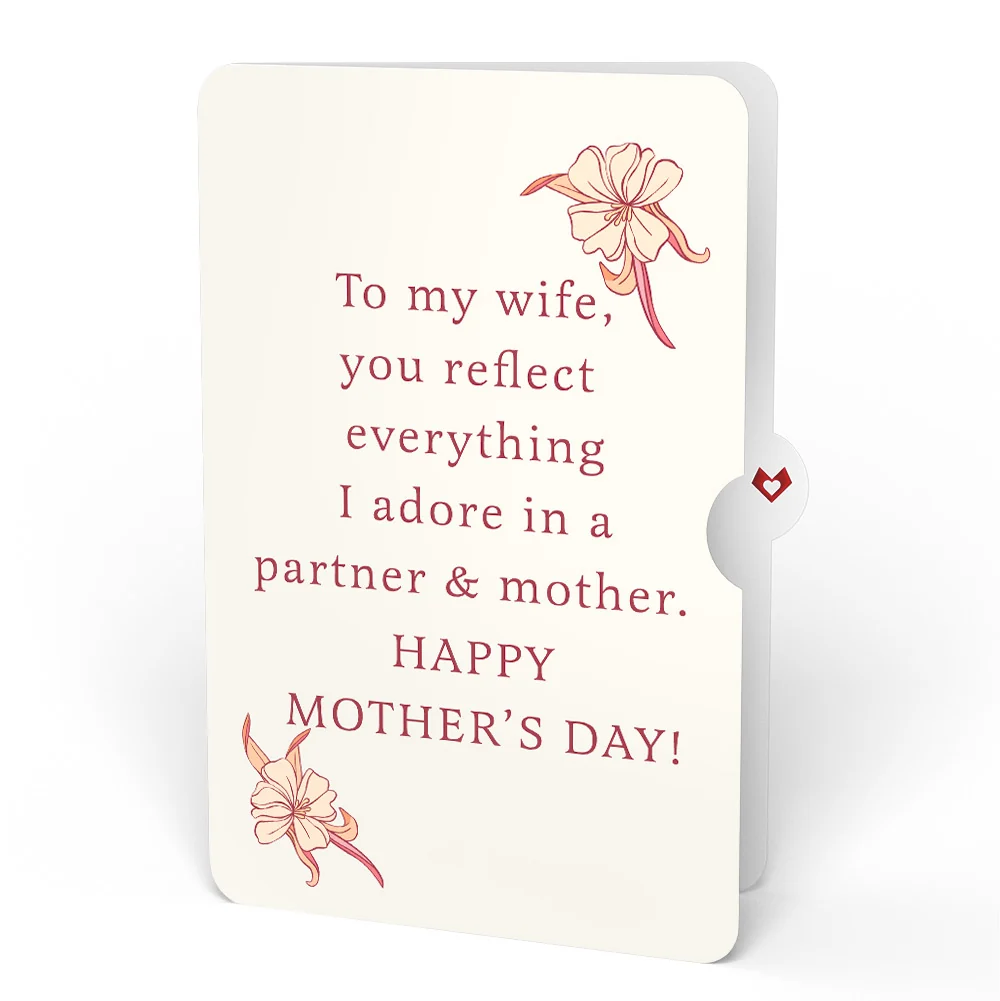 Lovepop Home Is Where Mom Is Mother's Day Light-Up Pop-Up Card and Sentiment Set for Wife - Image 4