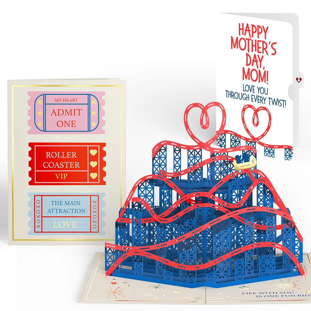 Lovepop Love Rollercoaster Mother’s Day Pop-Up Card and Sentiment Set for Mom