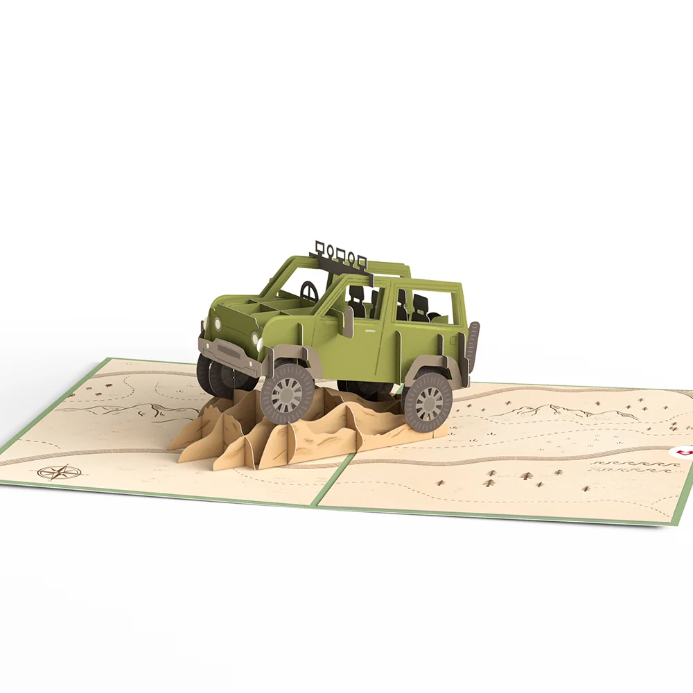 Lovepop Off-Road Adventure Pop-Up Card - Image 3