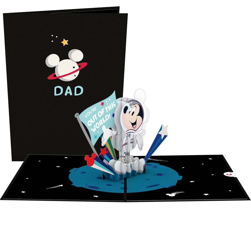 Lovepop Disney's Mickey Mouse: Out of This World Dad Pop-Up Card