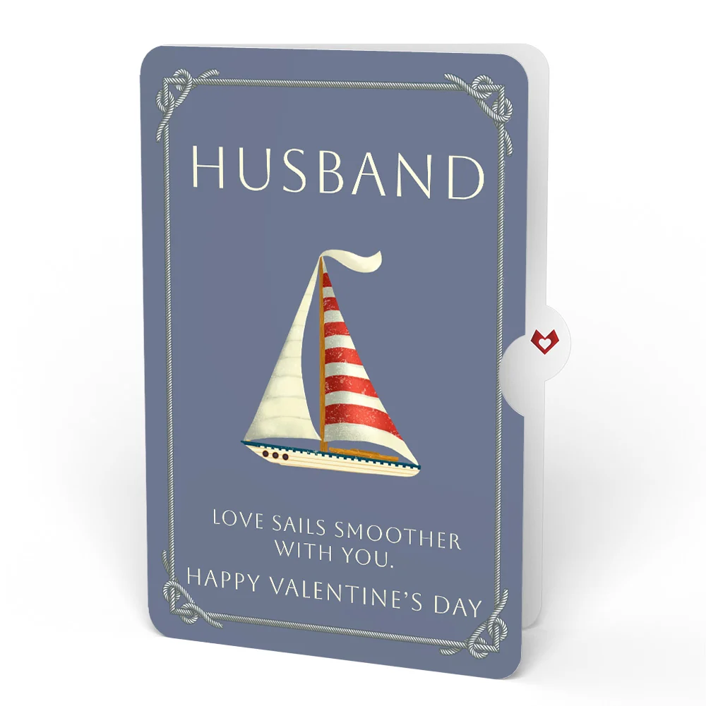 Lovepop 'Ahoy There' Valentine Plushpop Card and Sentiment Set for Husband - Image 4