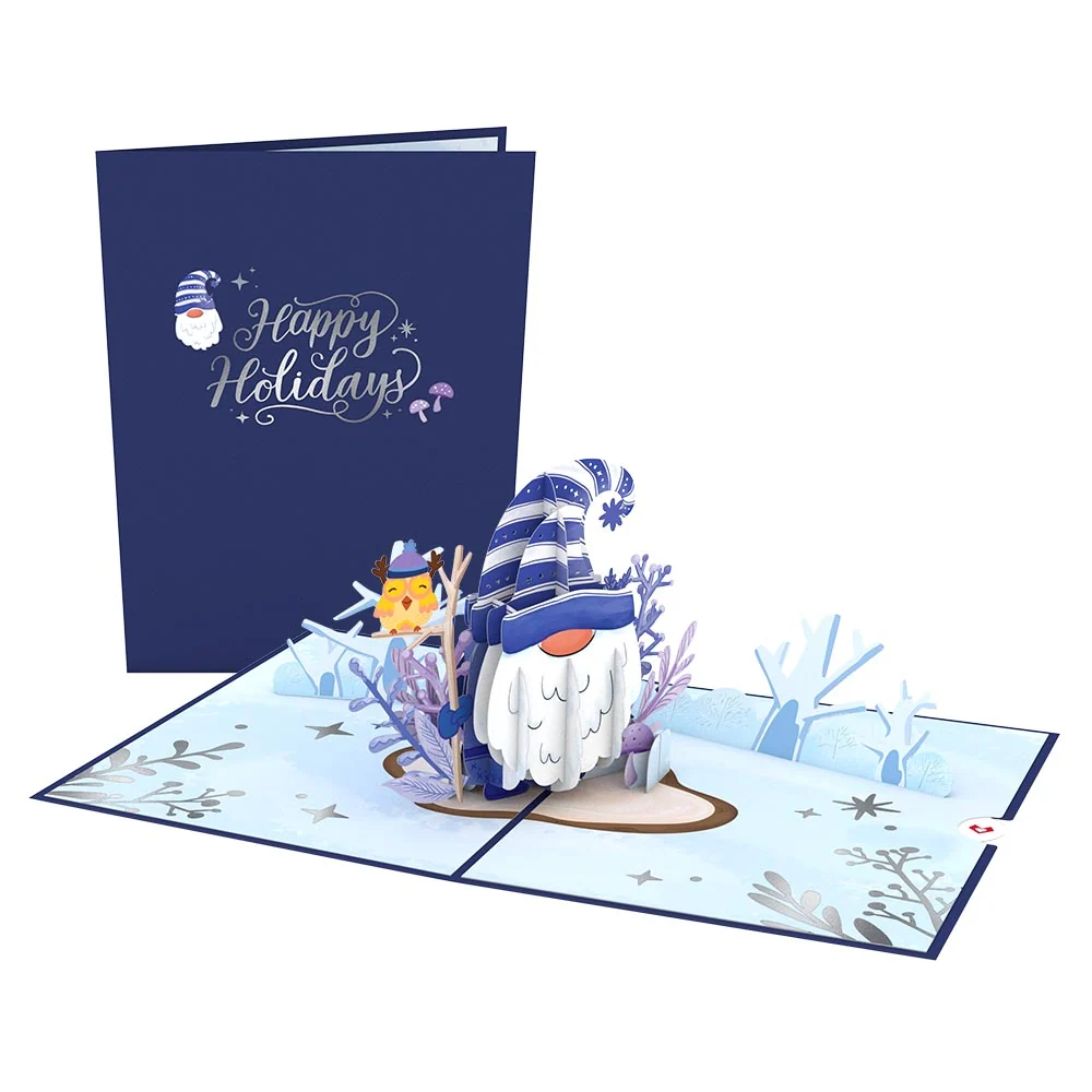 Lovepop Happy Holidays Gnome Pop-Up Card