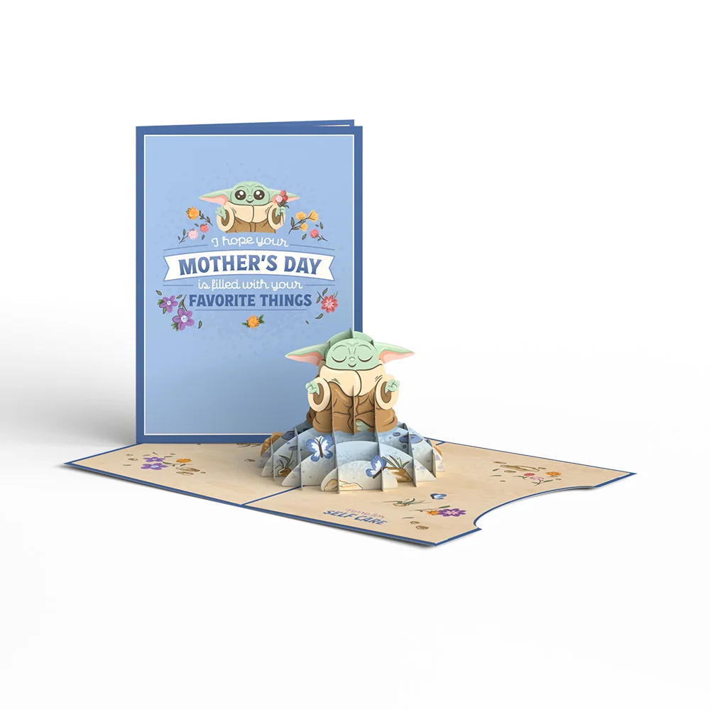 Lovepop Star Wars The Mandalorian Grogu Mother’s Day Favorite Things 4-in-1 Nesting Card - Image 4