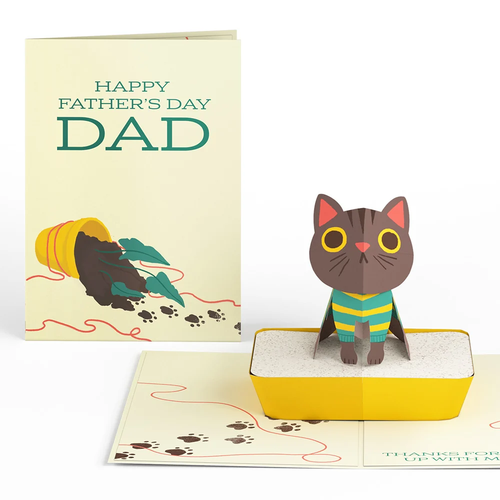 Lovepop Thanks for Putting Up with My Crap Father's Day Pop-Up Card