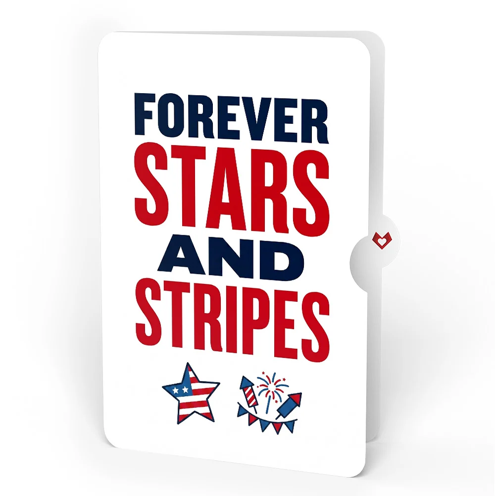 Lovepop Stars and Stripes 4th of July Pop-Up Card and Sentiment Set - Image 4