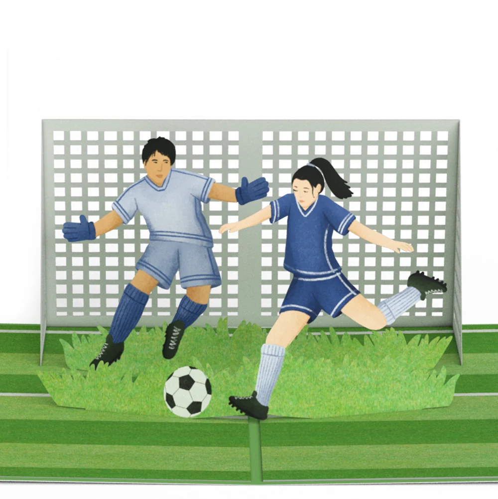 Lovepop On the Field Soccer Thank You Pop-Up Card and Sentiment Set - Image 3
