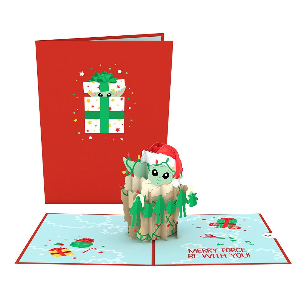 Lovepop Star Wars The Mandalorian Very Merry Grogu Pop-Up Card