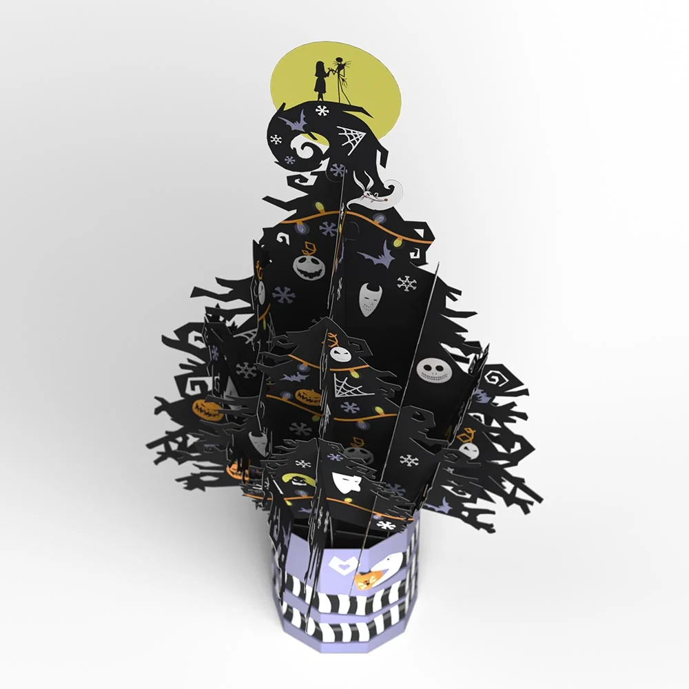 Lovepop Disney Tim Burton's The Nightmare Before Christmas Holiday Tree Pop-Up Bouquet - Image 4