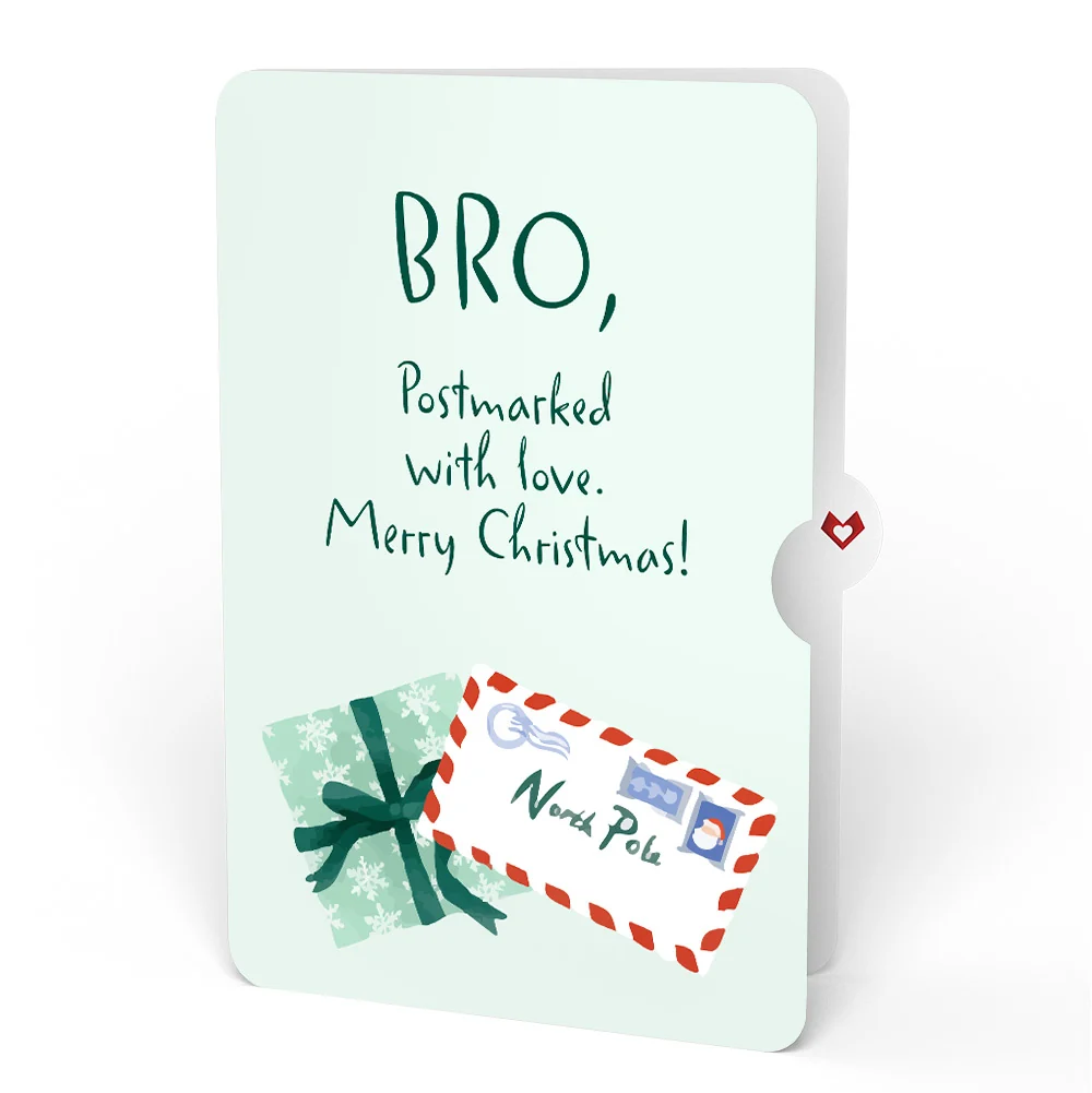 Lovepop Season's Greetings Penguin Surprise Pop-Up Card and Sentiment Set for Brother - Image 4