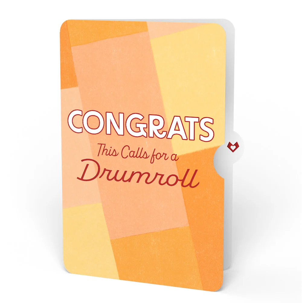 Lovepop Drum Kit Congratulations Pop-Up Card and Sentiment Set - Image 4