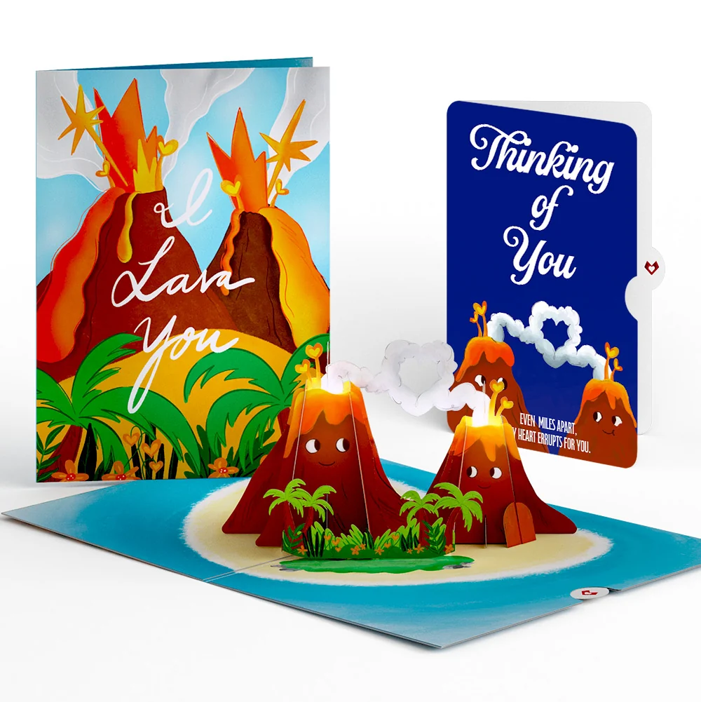 Lovepop I Lava You Thinking of You Light-Up Pop-Up Card and Sentiment Set