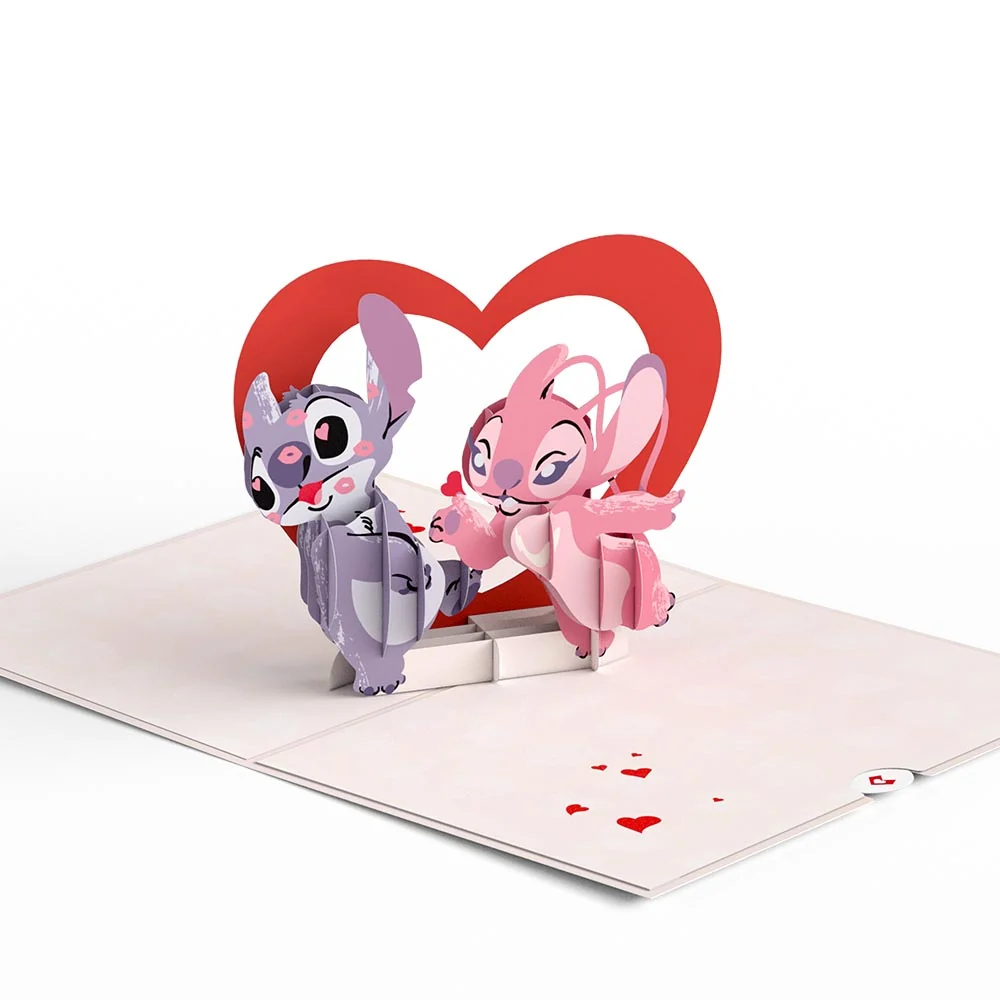 Lovepop Disney's Stitch & Angel You’re Out Of This World Pop-Up Card - Image 3