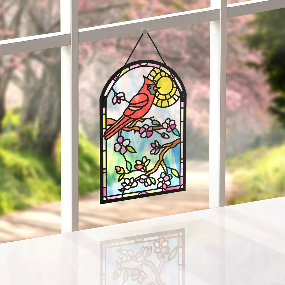 Lovepop Sending Sunshine Cardinal Suncatcher Card