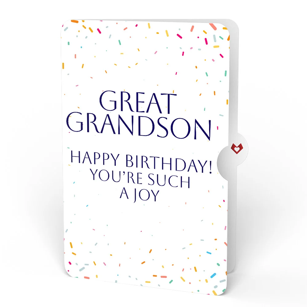 Lovepop Wishing You a Happy Birthday Music and Lights Pop-Up Card and Sentiment Set for Great Grandson - Image 4