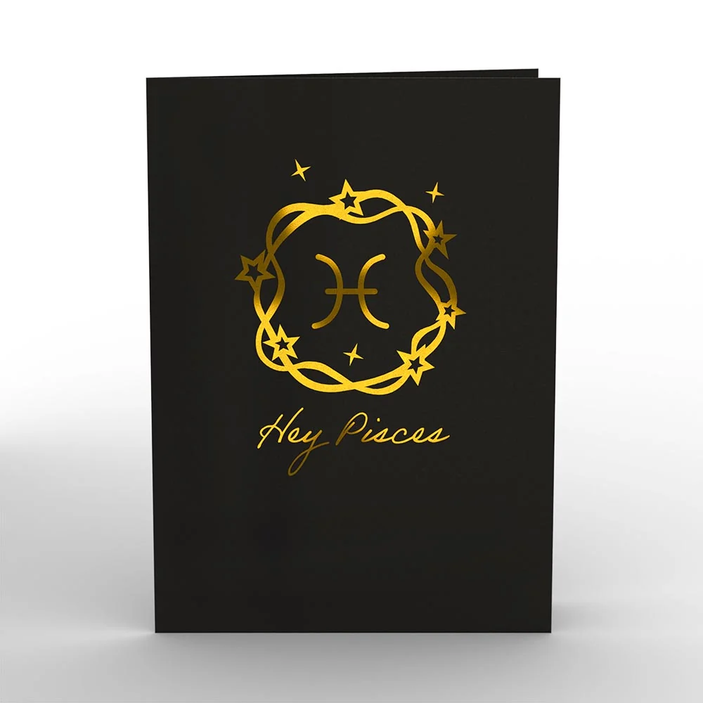 Lovepop Pisces Zodiac Birthday Pop-Up Card - Image 4