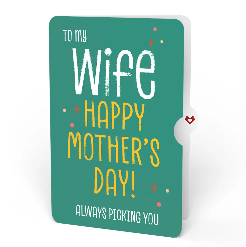Lovepop Pick You Every Time Mother’s Day Pop-Up Card and Sentiment Set for Wife Glass - Image 4