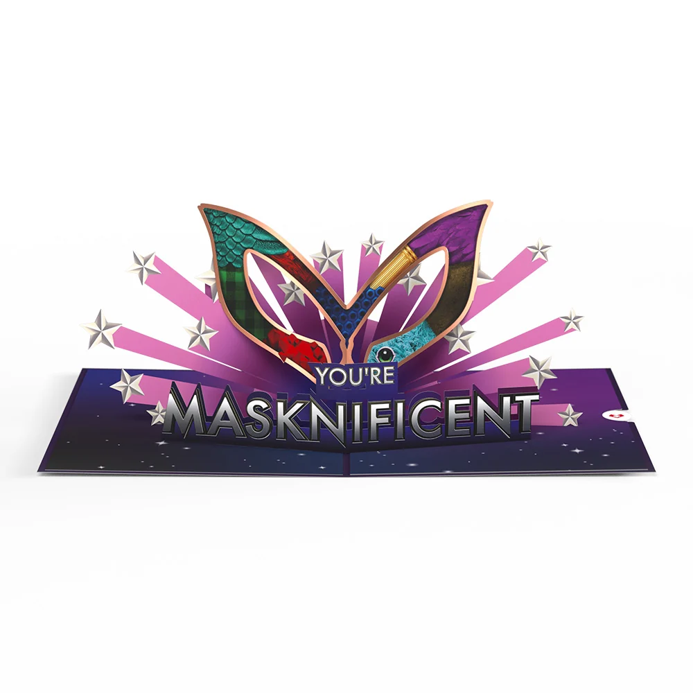 Lovepop The Masked Singer You’re Masknificent Pop-Up Card - Image 3