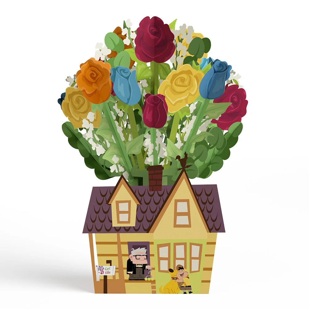Lovepop Disney and Pixar Up House Flower Buds Bouquet - Image 4