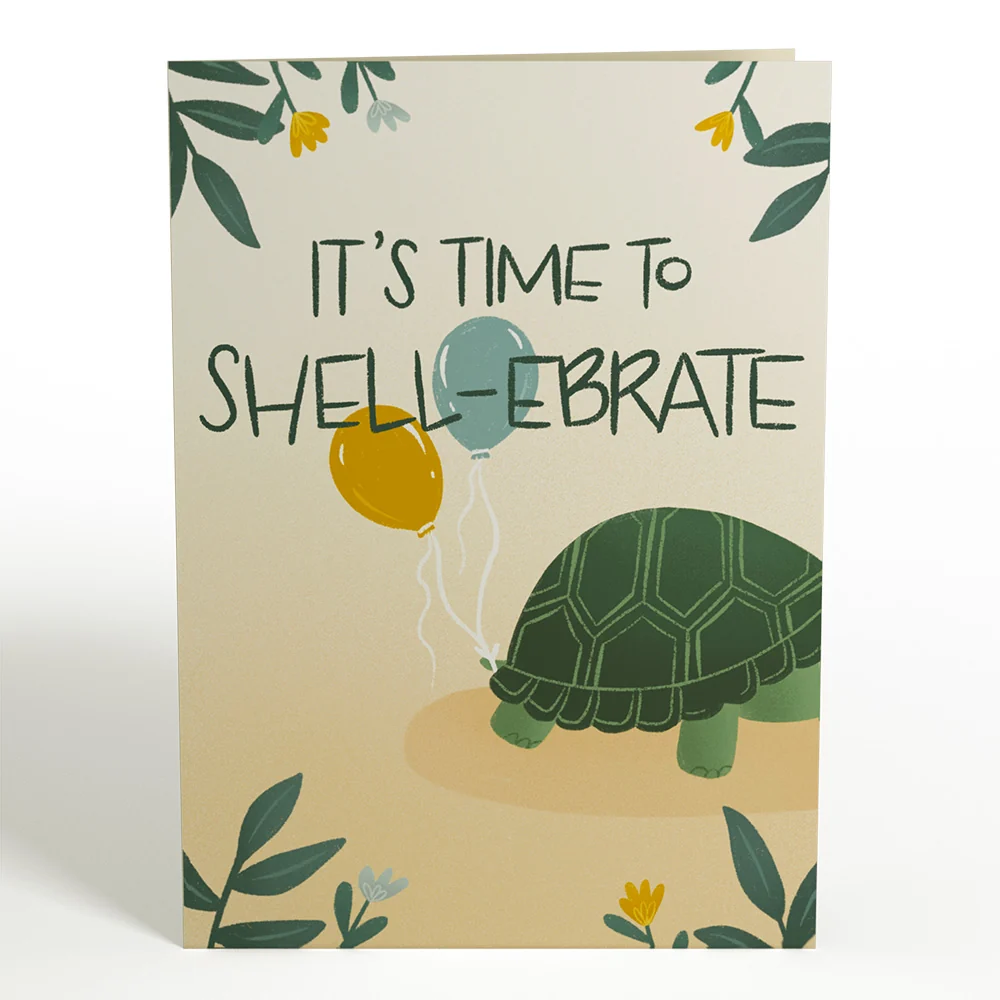 Lovepop Shell-ebrate Birthday Turtle Pop-Up Card - Image 5