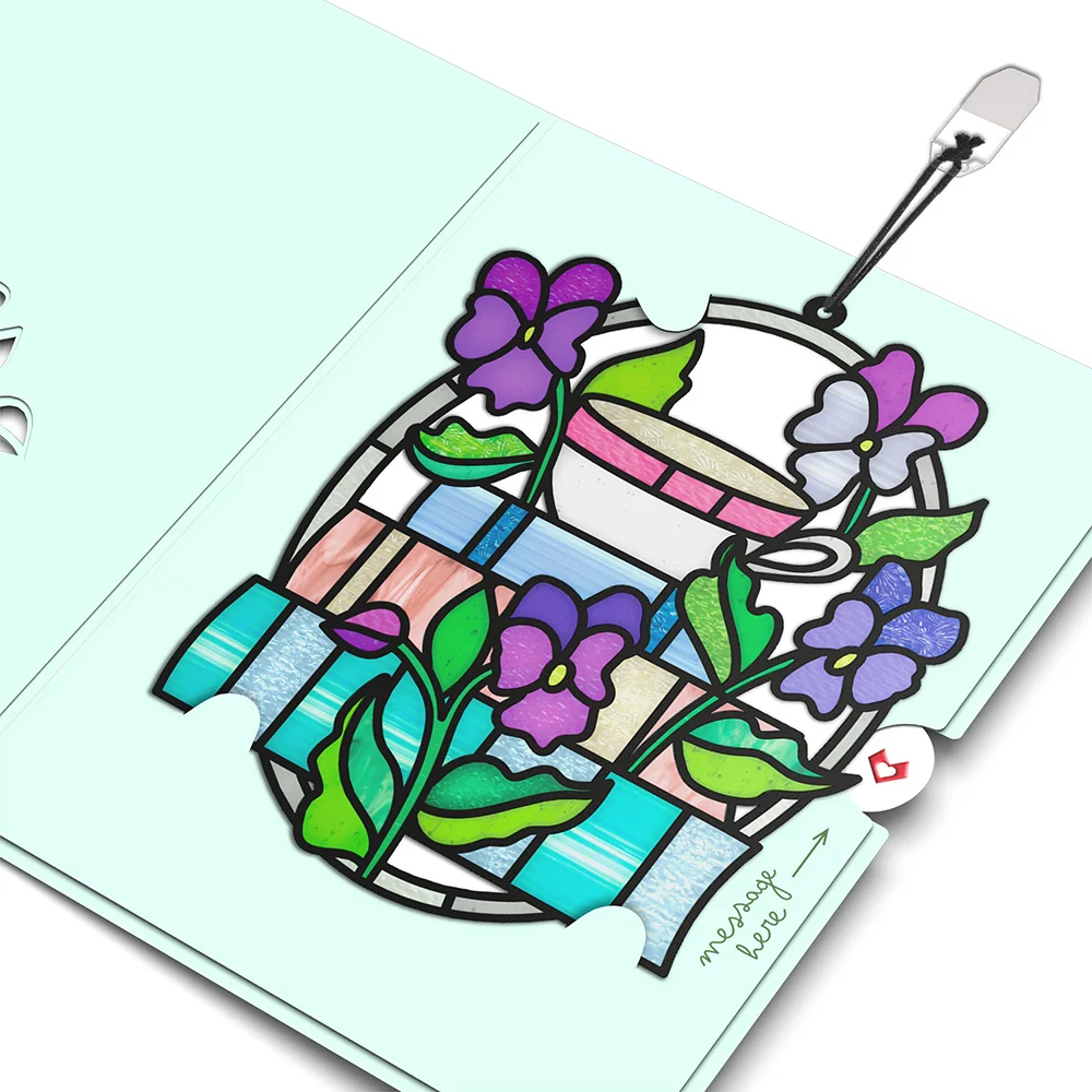 Lovepop Warmth in Every Chapter Suncatcher Card - Image 4