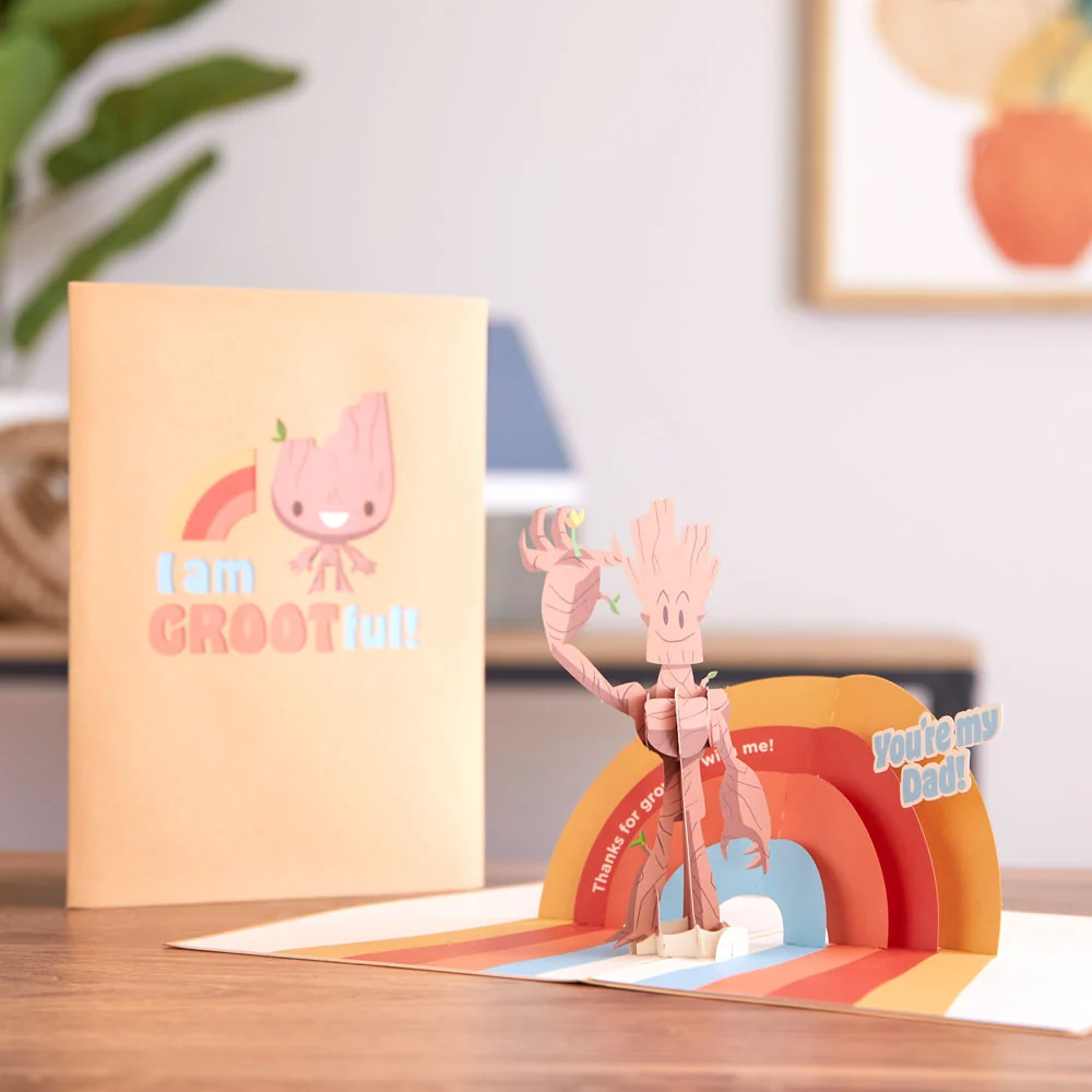 Lovepop Marvel's Guardians of the Galaxy Groot-ful You're My Dad Pop-Up Card