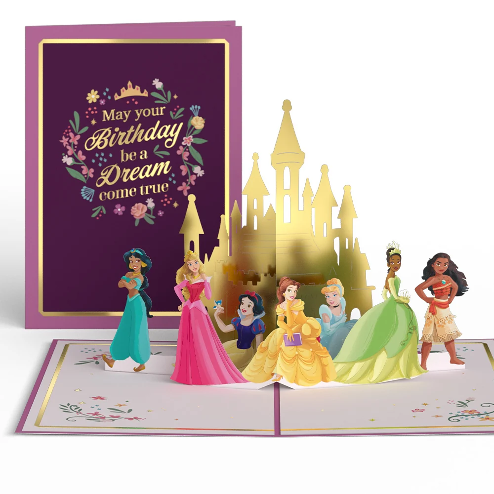 Lovepop Disney Princess Birthday Dreams Come True Pop-Up Card