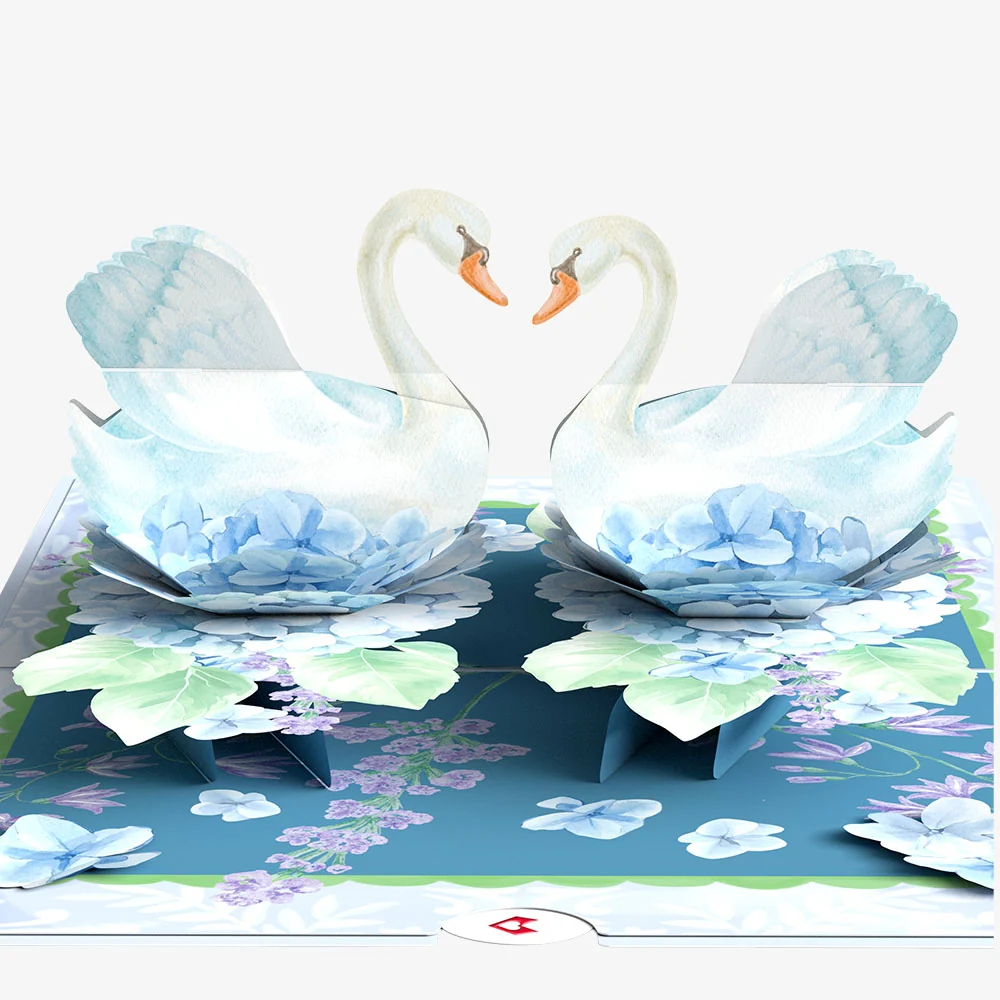 Lovepop Always and Forever Swans Pop-Up Card and Grandparents Day Sentiment Set - Image 3