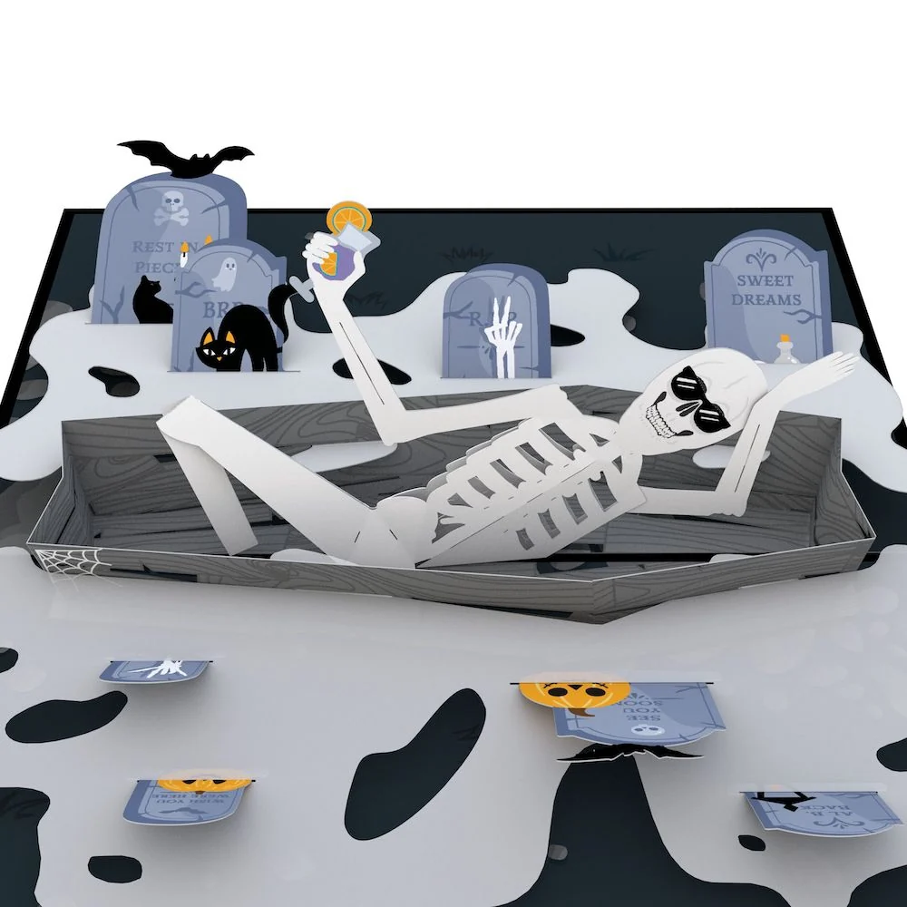 Lovepop Hope You Find This “Humerus" Classic Pop-Up Card Glass - Image 2