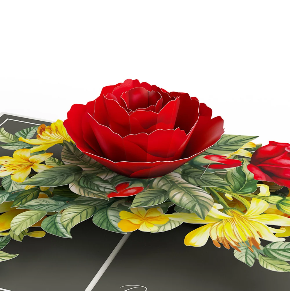 Lovepop Born to Bloom: June Birth Month Flowers Pop-Up Card and Rose Sentiment Set - Image 3