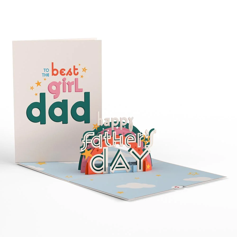 Lovepop Girl Dad Father’s Day Pop-Up Card