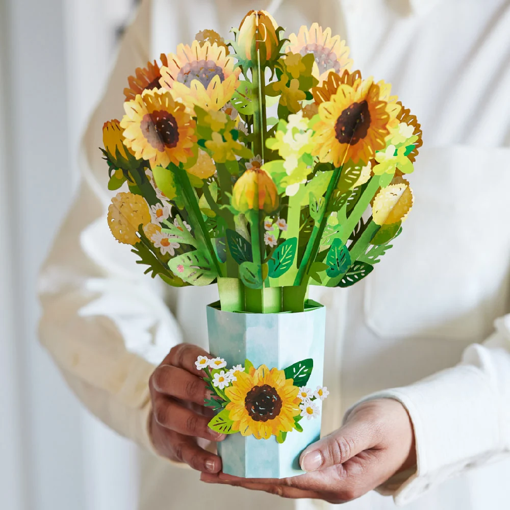 Lovepop Berry Sweet Birthday Suncatcher Card & Pop-Up Bouquet Bundle - Image 7