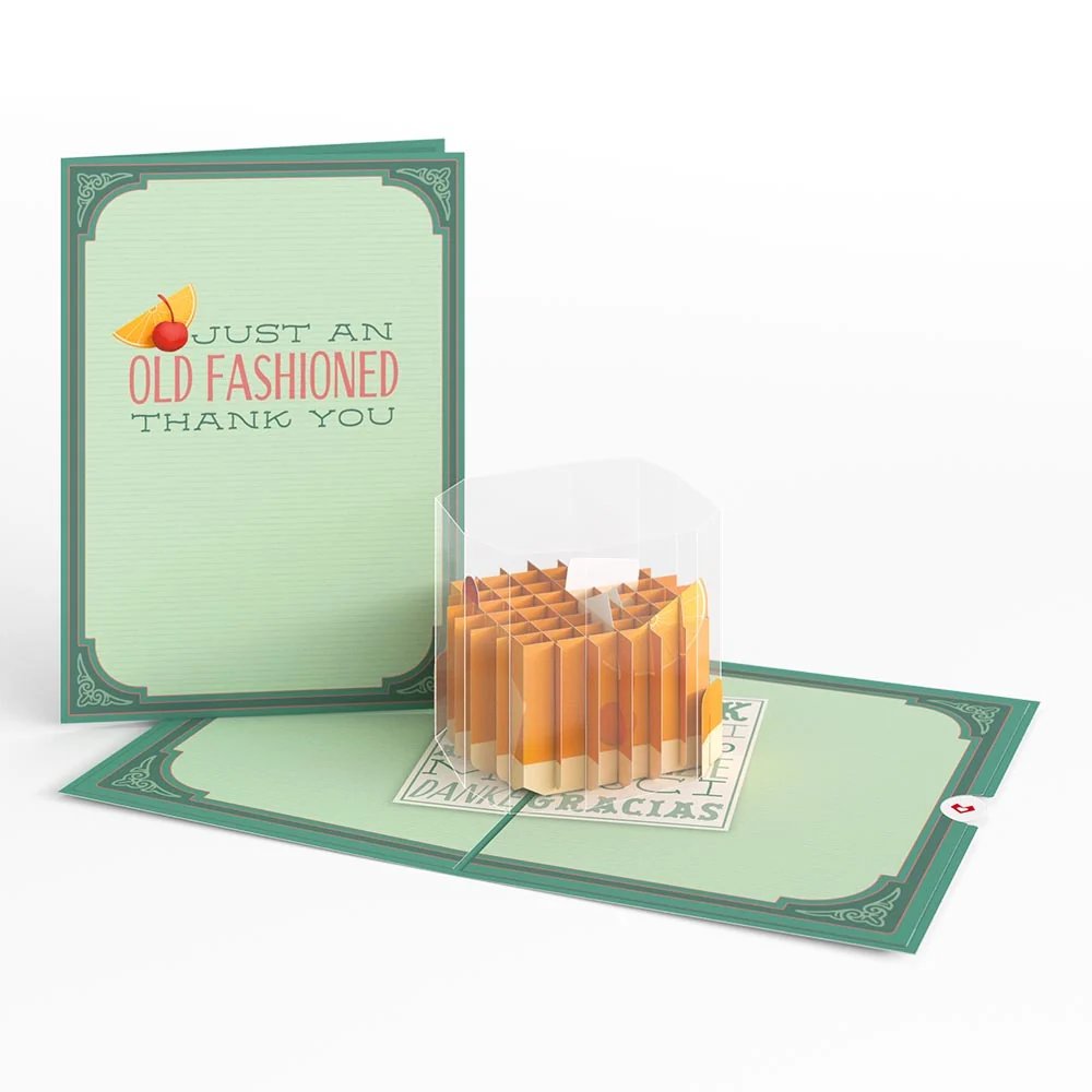 Lovepop Old Fashioned Thank You Pop-Up Card
