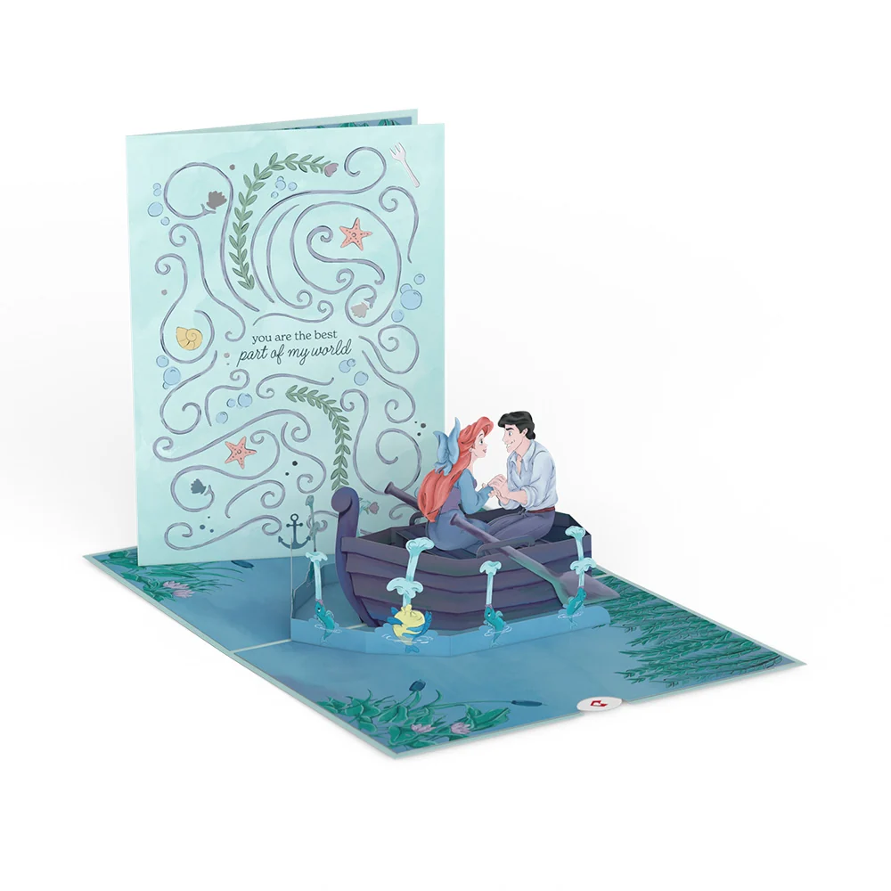 Lovepop Disney's The Little Mermaid Ariel & Prince Eric Pop-Up Card - Image 7