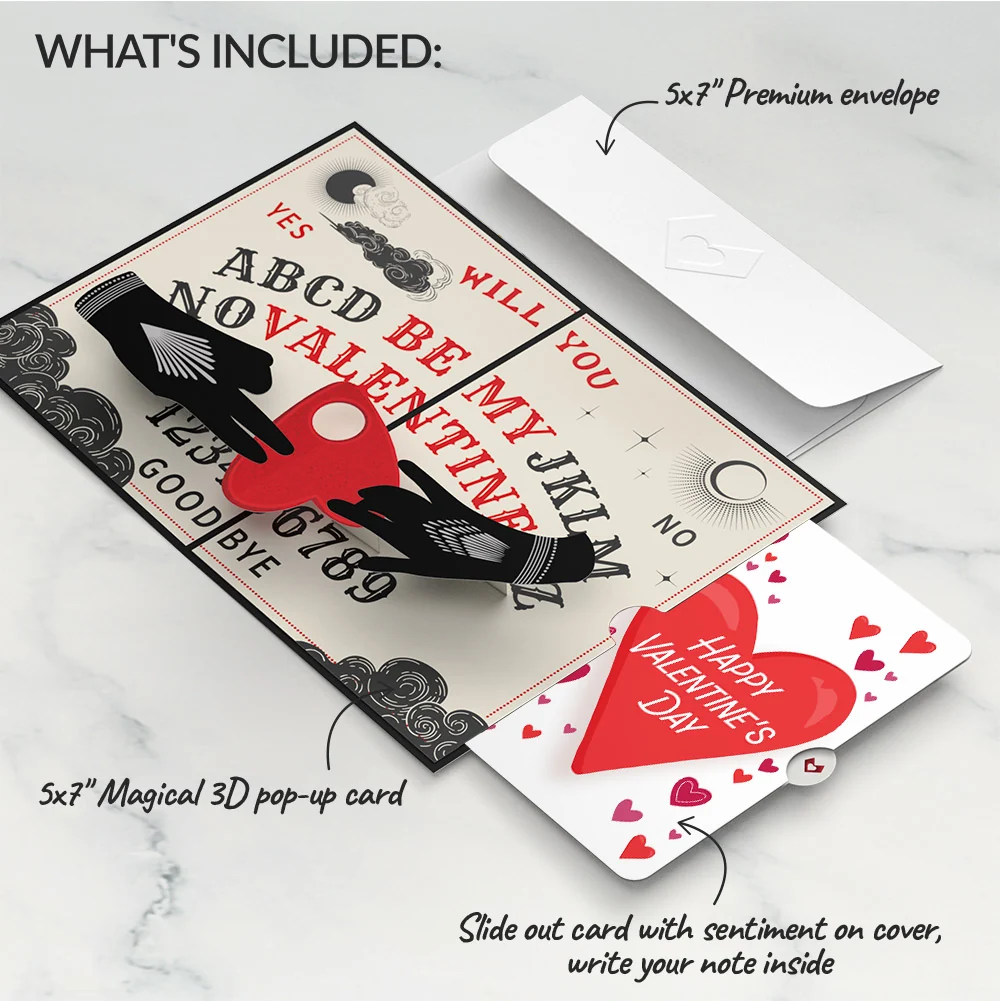 Lovepop Dying to Ask You Valentine Pop-Up Card and Big Sweet Heart Sentiment Set - Image 2