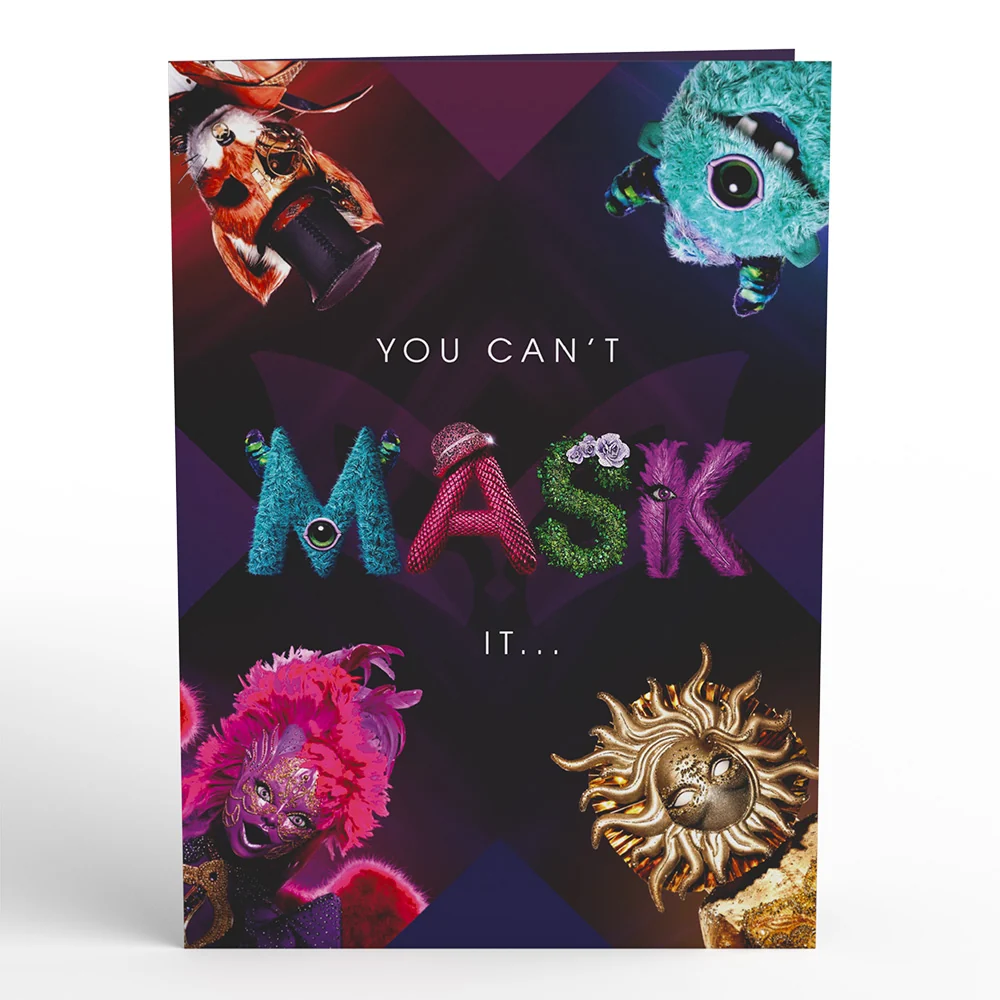 Lovepop The Masked Singer You’re Masknificent Pop-Up Card - Image 4