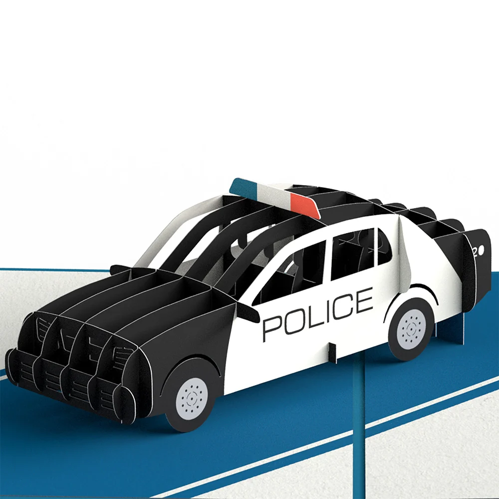 Lovepop Police Car Pop-Up Card - Image 2