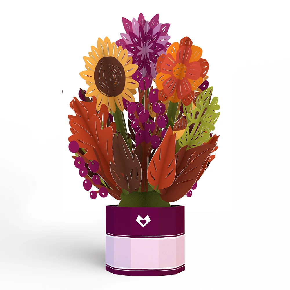 Lovepop Sunflower Card with Mini Bouquet - Image 2