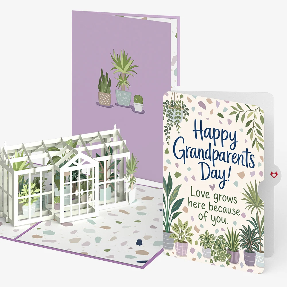 Lovepop Greenhouse Garden Pop-Up Card and Grandparents Day Sentiment Set