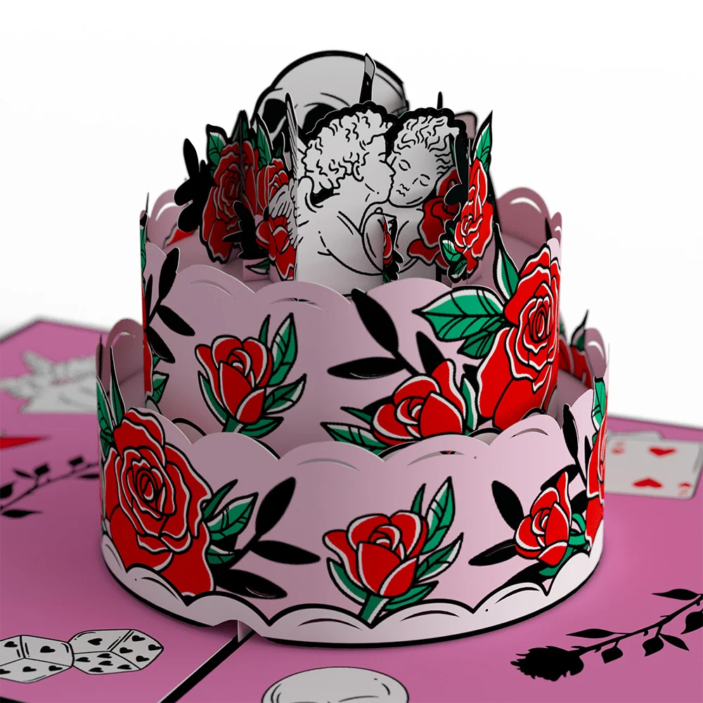 Lovepop Fatally Yours Love Pop-Up Card and Sentiment Set for Partner - Image 3