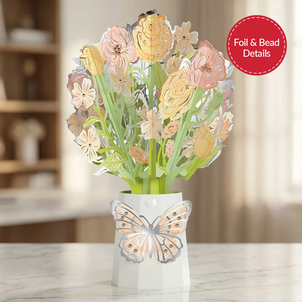 Lovepop At Least You Don't Have Ugly Children Mother's Day Pop-Up Card & Luxe Bouquet Bundle - Image 4