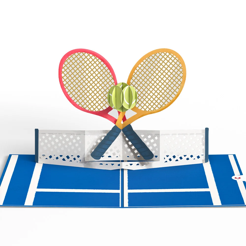 Lovepop On the Court Tennis Pop-Up Card - Image 3