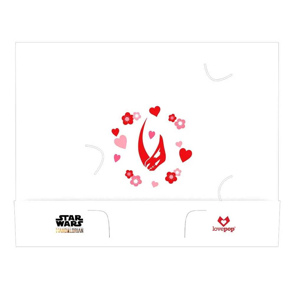 Lovepop Star Wars The Mandalorian Grogu Love Giant Pop-Up Gift Glass - Image 6
