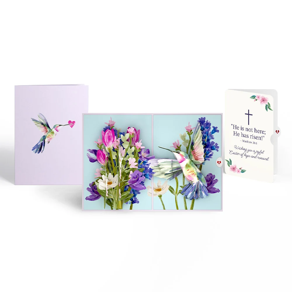 Lovepop Love in Bloom Hummingbird Easter Pop-Up Card and Sentiment Set