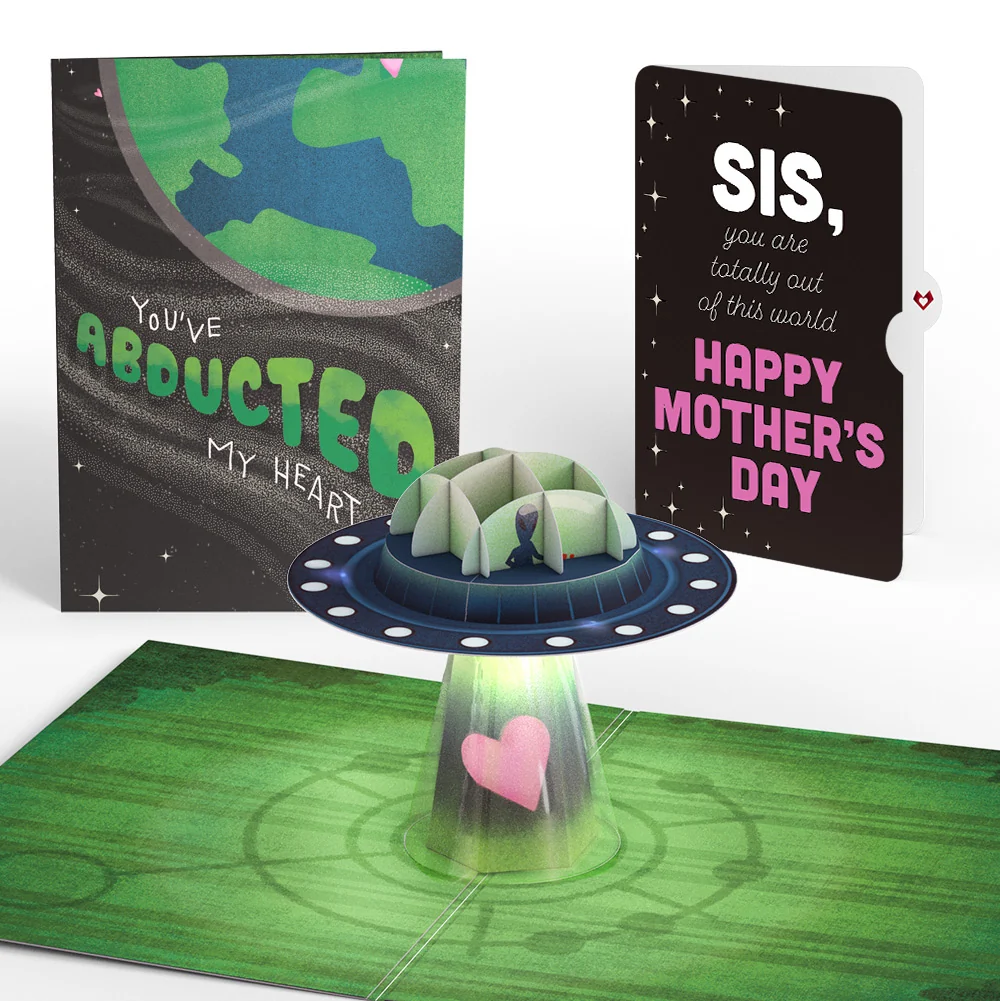 Lovepop You've Abducted My Heart Mother’s Day Light-Up Pop-Up Card and Sentiment Set for Sister