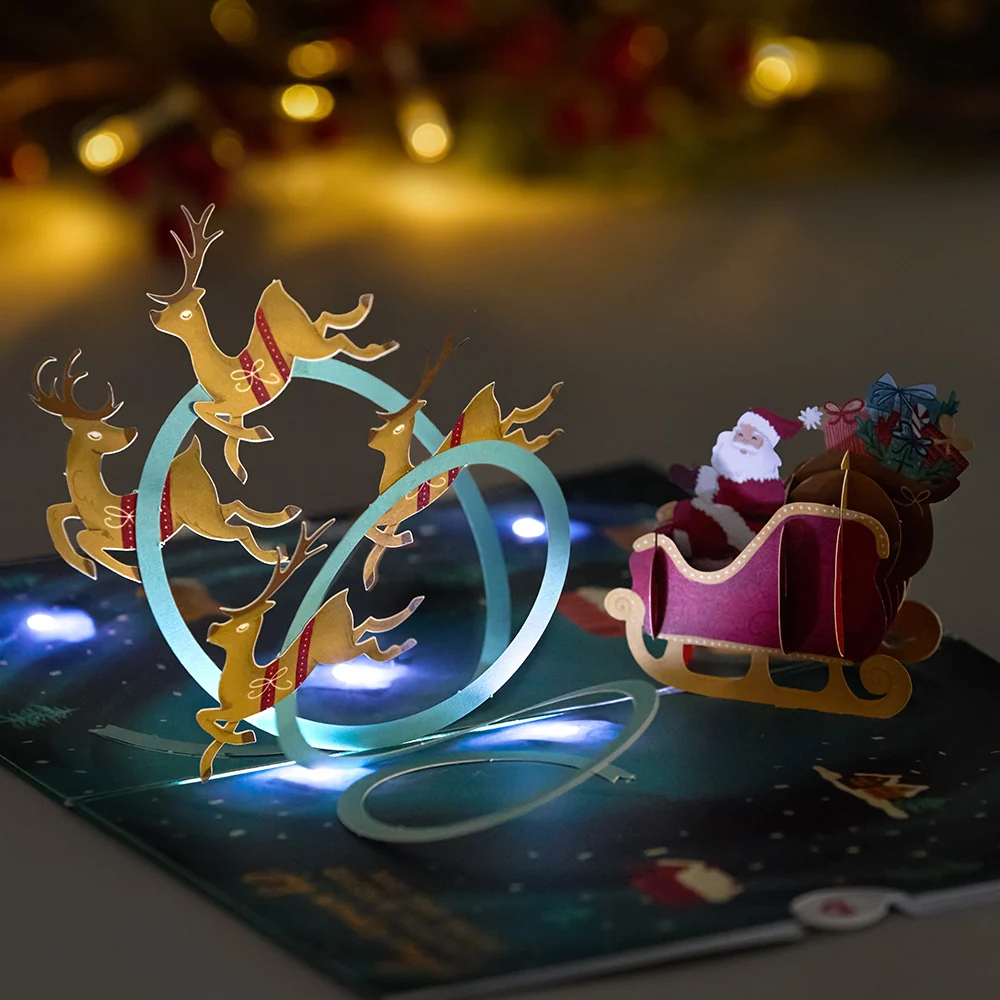 Lovepop Holiday Light-Up Card 4-Pack - Image 9