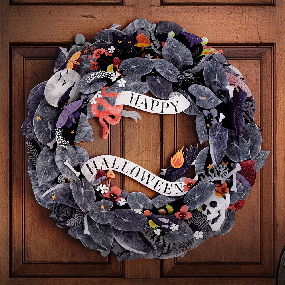 Lovepop Enchantingly Eerie Halloween Wreath