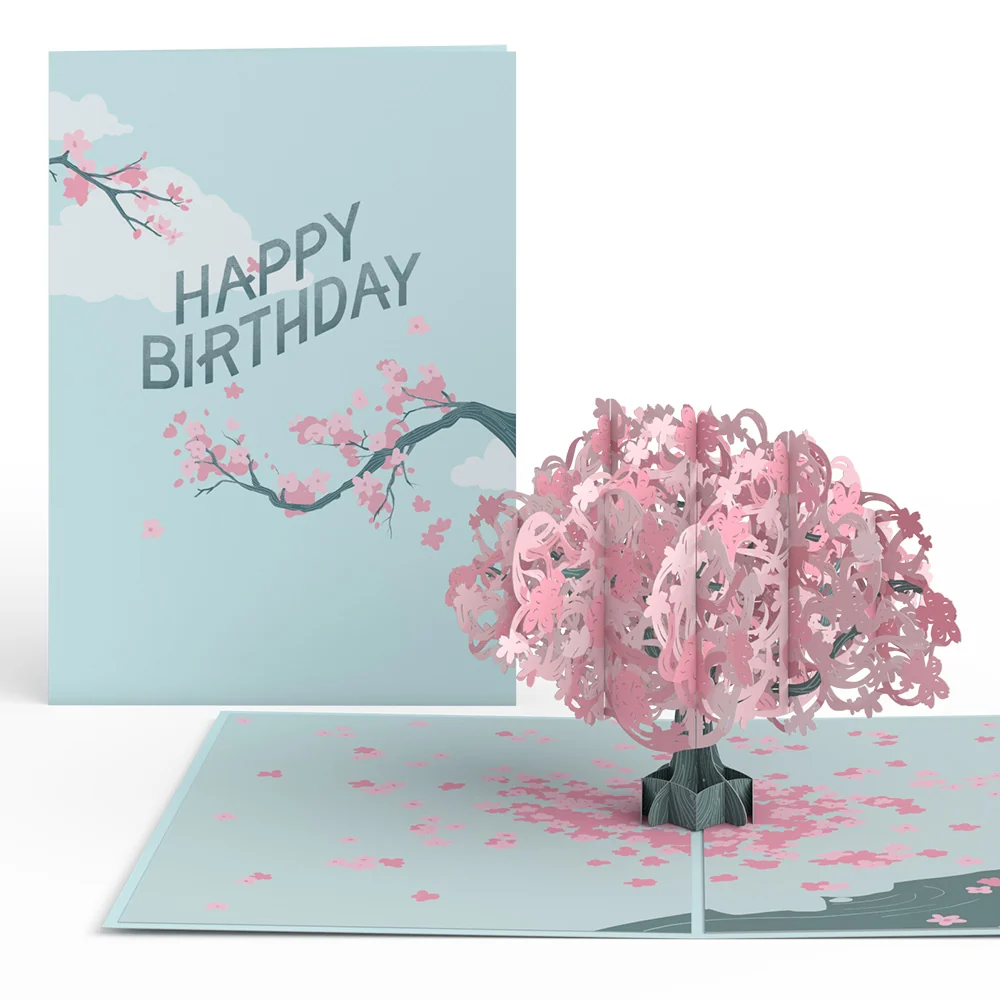Lovepop Birthday Cherry Blossom Pop-Up Card
